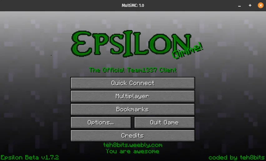 Epsilon v1.7.2 - MC 1.0.0 client